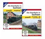Die Eisenbahn in Sachsen damals - Teil 1 und Teil 2 im Paket. Tl.1+2, 2 DVD-Video