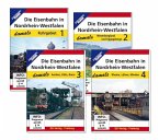 Die Eisenbahn in Nordrhein-Wesstfalen damals - Teil 1 bis Teil 4 im Paket. Tl.1-4, 4 DVD-Video