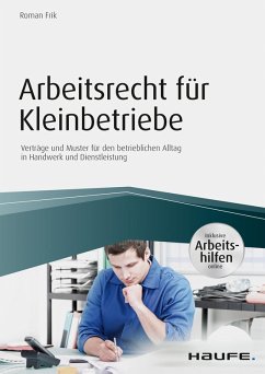 Cover Arbeitsrecht für Kleinbetriebe - inkl. Arbeitshilfen online (eBook, ePUB)