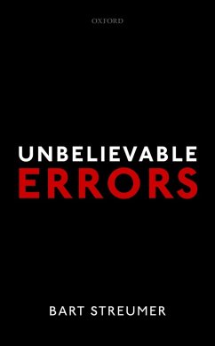 Unbelievable Errors (eBook, ePUB) - Streumer, Bart