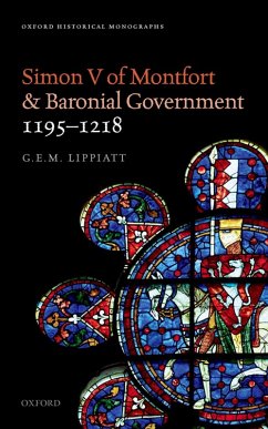 Cover Simon V of Montfort and Baronial Government, 1195-1218 (eBook, ePUB)