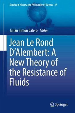 Cover Jean Le Rond D'Alembert: A New Theory of the Resistance of Fluids