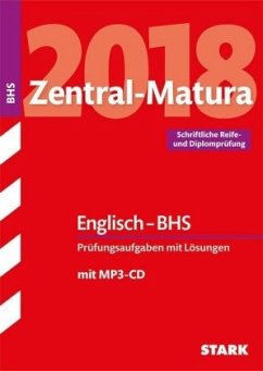 Cover Zentral-Matura 2018 Österreich - Englisch - BHS, m. MP3-CD