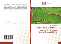 Cover Gestion de la fertilité des bas-fonds rizicoles à Dassa-Zoumè (Bénin)