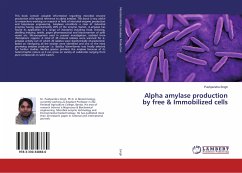 Alpha amylase production by free & Immobilized cells