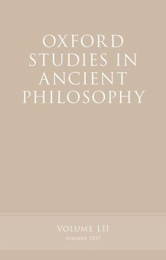 Oxford Studies in Ancient Philosophy, Volume 52