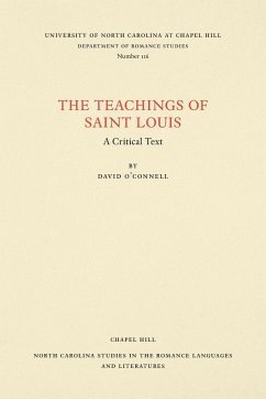 The Teachings of Saint Louis - O'Connell, David