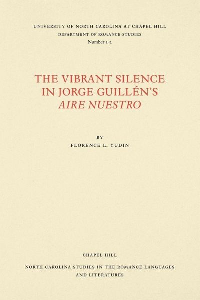 The Vibrant Silence in Jorge Guillén's Aire nuestro
