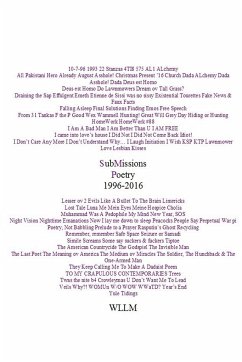 SubMissions Poetry 1996-2016 - Wllm