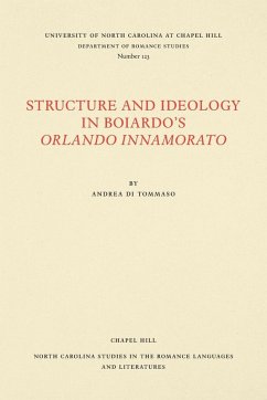 Cover Structure and Ideology in Boiardo's Orlando innamorato