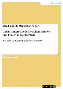 Gehaltsunterschiede zwischen Männern und Frauen in Deutschland (eBook, PDF)