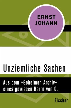 Unziemliche Sachen (eBook, ePUB) - Johann, Ernst