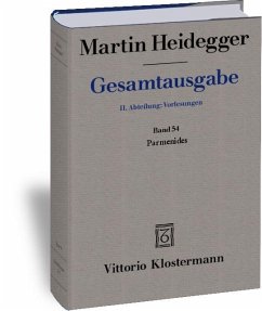 Gesamtausgabe 2. Abteilung: Vorlesungen 1923 - 1944 - Heidegger, Martin