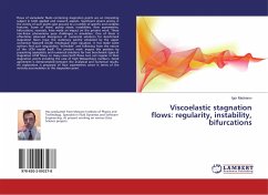 Viscoelastic stagnation flows: regularity, instability, bifurcations