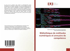 Bibliothèque de méthodes numériques et annuaire de competence - Rakotoarinjanahary, Tolotriniaina Ambinintsoa;Andriamarozakaniaina, Tahiry