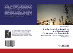 Public Tendering Practices and Operational Performance in Parastatals