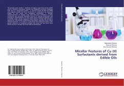 Micellar Features of Cu (II) Surfactants derived from Edible Oils