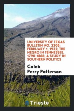 University of Texas Bulletin No. 2205
