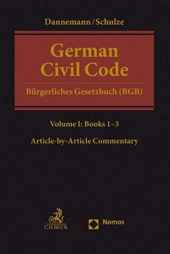 German Civil Code Volume I - Gerhard Dannemann; Reiner Schulze