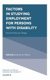 Factors in Studying Employment for Persons with Disability