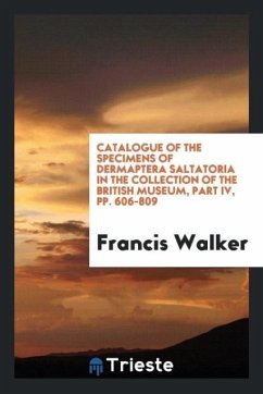Catalogue of the specimens of Dermaptera Saltatoria in the collection of the British Museum, Part IV, pp. 606-809 - Walker, Francis