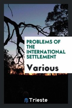 Problems of the international settlement - Various