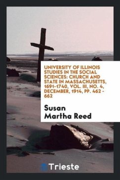 University of illinois studies in the social sciences - Reed, Susan Martha