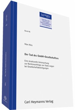 Cover Der Tod des GmbH-Gesellschafters
