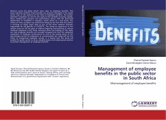 Management of employee benefits in the public sector in South Africa