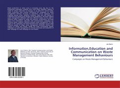 Information,Education and Communication on Waste Management Behaviours
