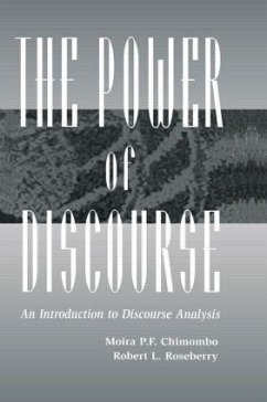 The Power of Discourse - Chimombo, Moira; Roseberry, Robert L.