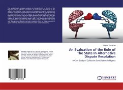 An Evaluation of the Role of The State In Alternative Dispute Resolution