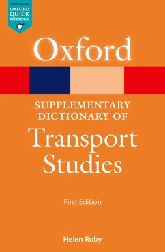 Cover A Supplementary Dictionary of Transport Studies (eBook, ePUB)