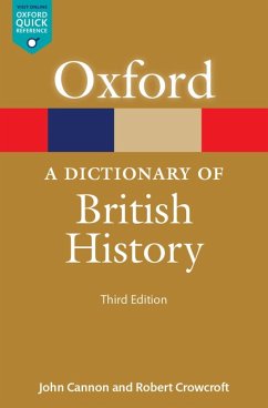 Cover A Dictionary of British History (eBook, ePUB)