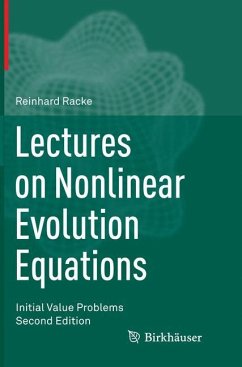 Lectures on Nonlinear Evolution Equations - Racke, Reinhard