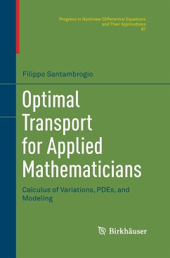Optimal Transport for Applied Mathematicians - Santambrogio, Filippo