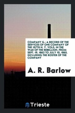 Company G. - Barlow, A. R.