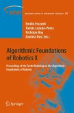 Algorithmic Foundations of Robotics X Algorithmic Foundations of Robotics X