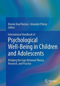 International Handbook of Psychological Well-Being in Children and Adolescents