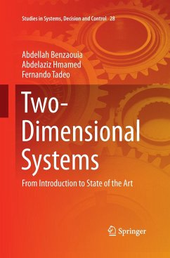 Two-Dimensional Systems - Benzaouia, Abdellah;Hmamed, Abdelaziz;Tadeo, Fernando