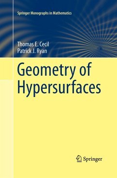 Geometry of Hypersurfaces - Cecil, Thomas E.;Ryan, Patrick J.