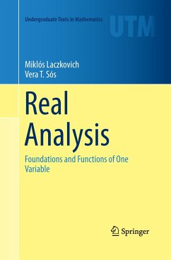 Real Analysis - Laczkovich, Miklós;Sós, Vera T.