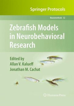 Zebrafish Models in Neurobehavioral Research