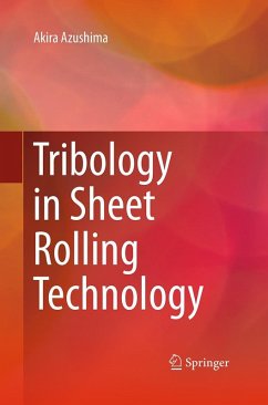 Cover Tribology in Sheet Rolling Technology