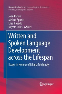 Written and Spoken Language Development across the Lifespan