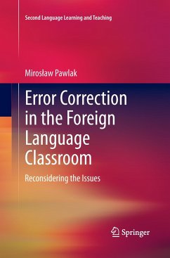 Error Correction in the Foreign Language Classroom - Pawlak, Miroslaw