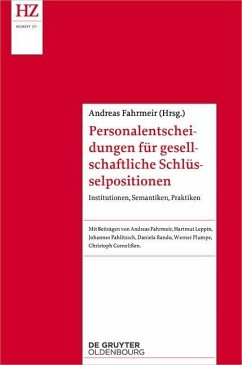 Cover Personalentscheidungen für gesellschaftliche Schlüsselpositionen (eBook, PDF)