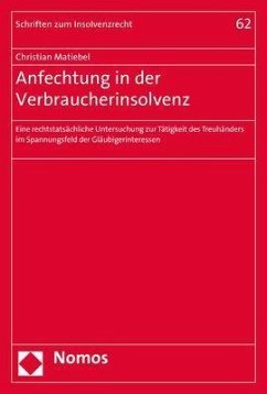 Anfechtung in der Verbraucherinsolvenz - Matiebel, Christian