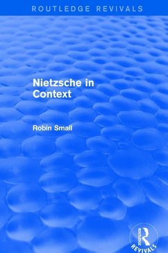 Nietzsche in Context (eBook, PDF) - Small, Robin