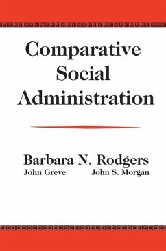 Cover Comparative Social Administration (eBook, PDF)